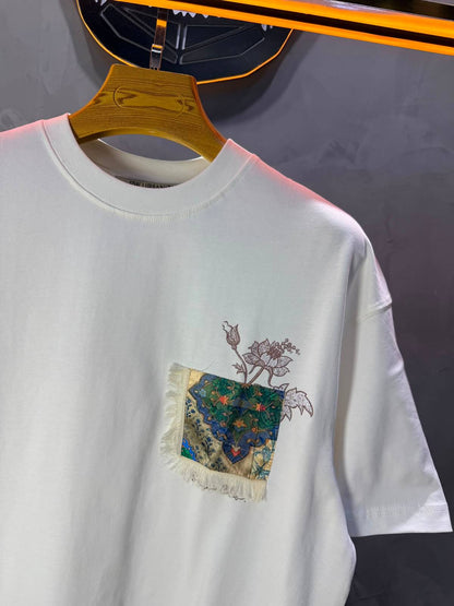 T-Shirt OverSize Sean Cleo — Blanc 5156