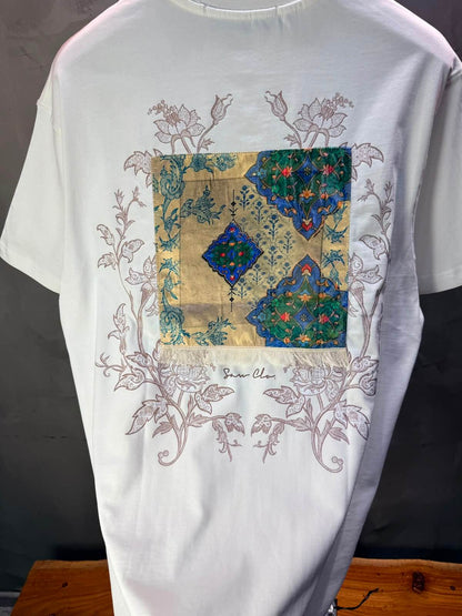 T-Shirt OverSize Sean Cleo — Blanc 5156