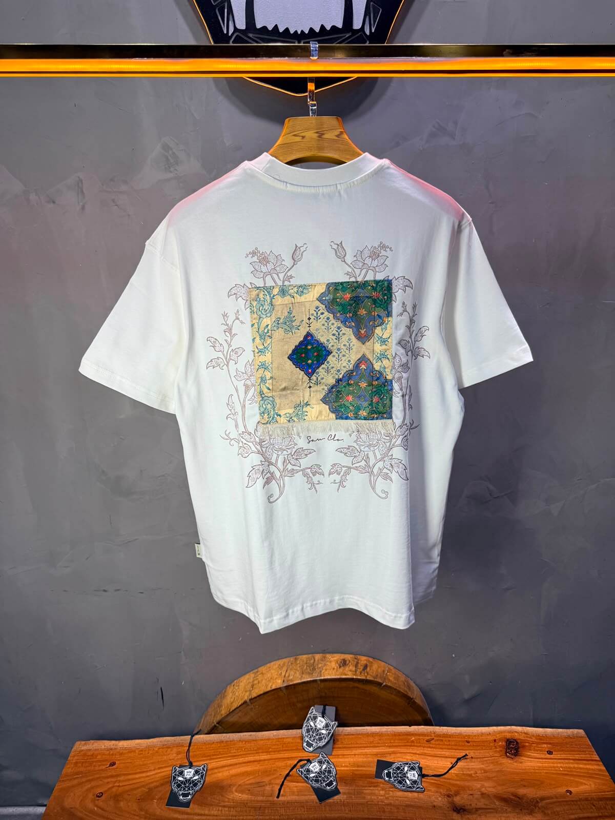 T-Shirt OverSize Sean Cleo — Blanc 5156