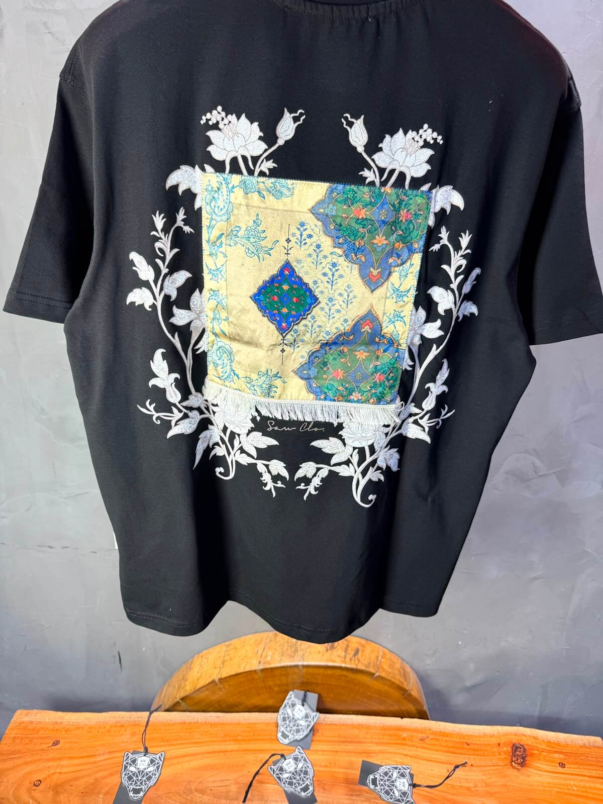 T-Shirt OverSize Sean Cleo — Noir 5156