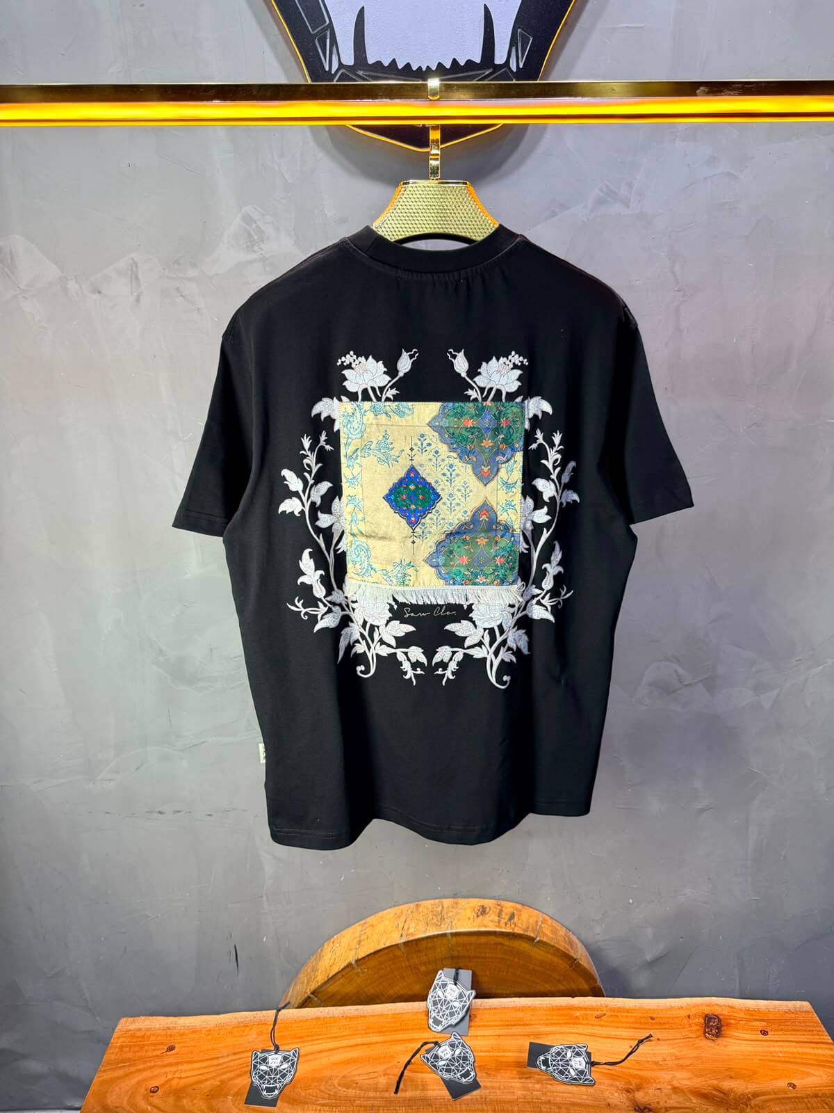 T-Shirt OverSize Sean Cleo — Noir 5156