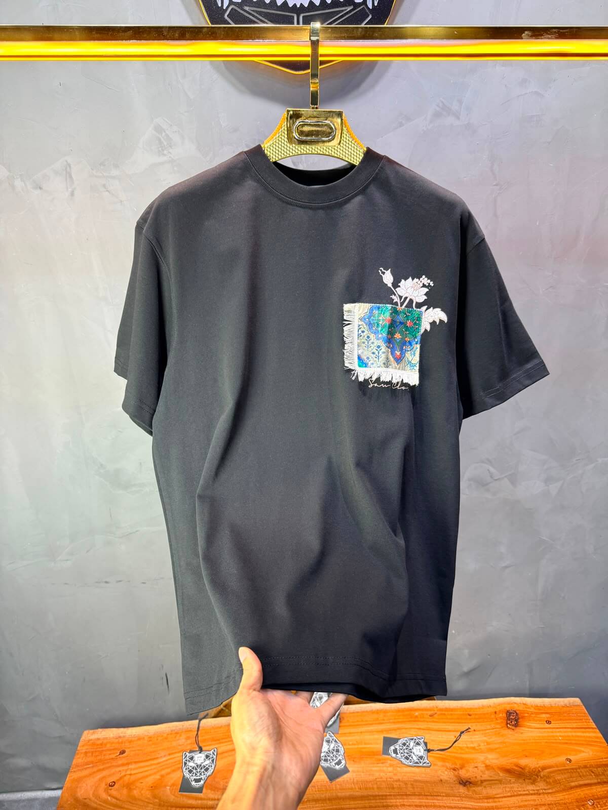 T-Shirt OverSize Sean Cleo — Noir 5156
