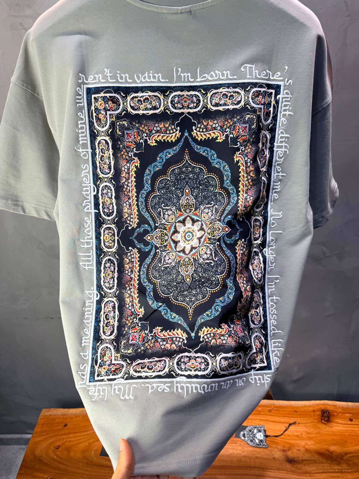 T-Shirt All Those Prayers — Gris 4208