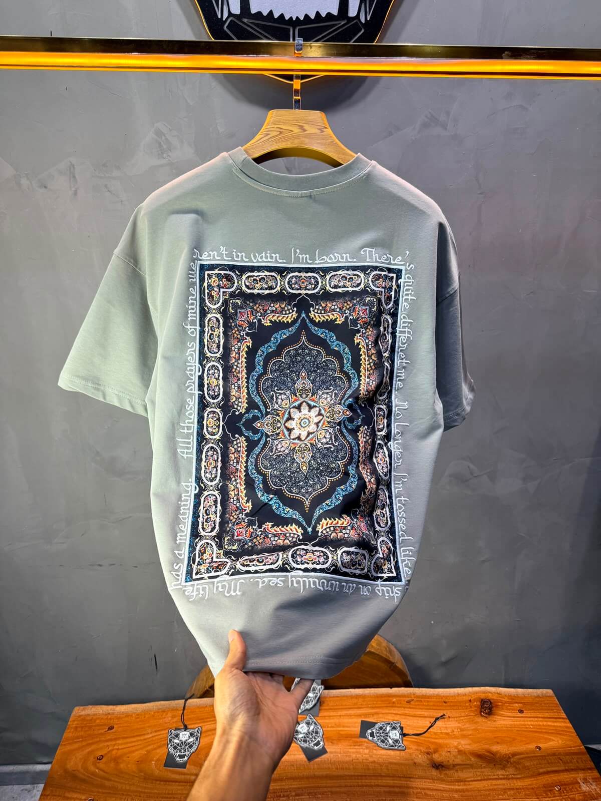 T-Shirt All Those Prayers — Gris 4208