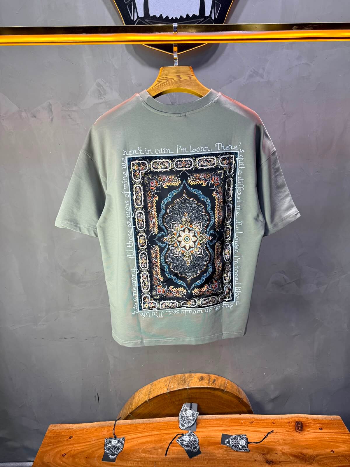T-Shirt All Those Prayers — Gris 4208