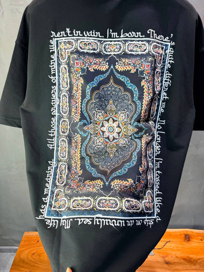 T-Shirt All Those Prayers — Noir 4208