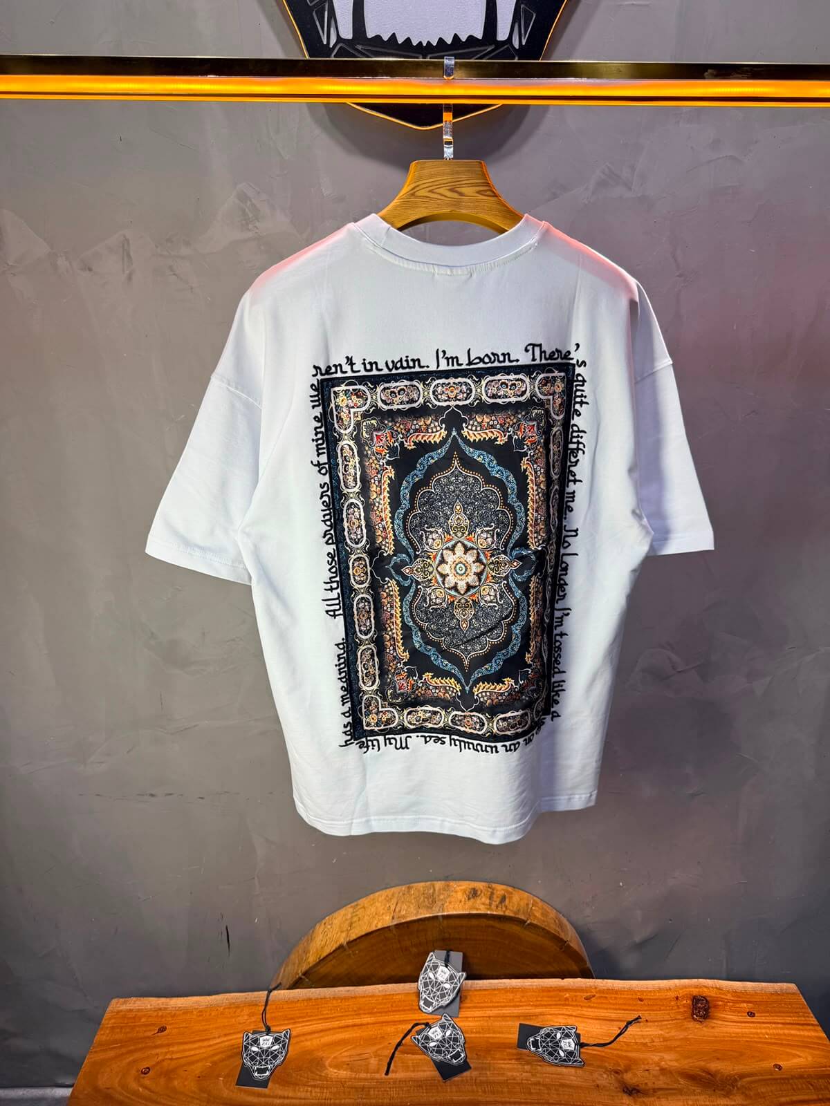 T-Shirt All Those Prayers — Blanc 4208
