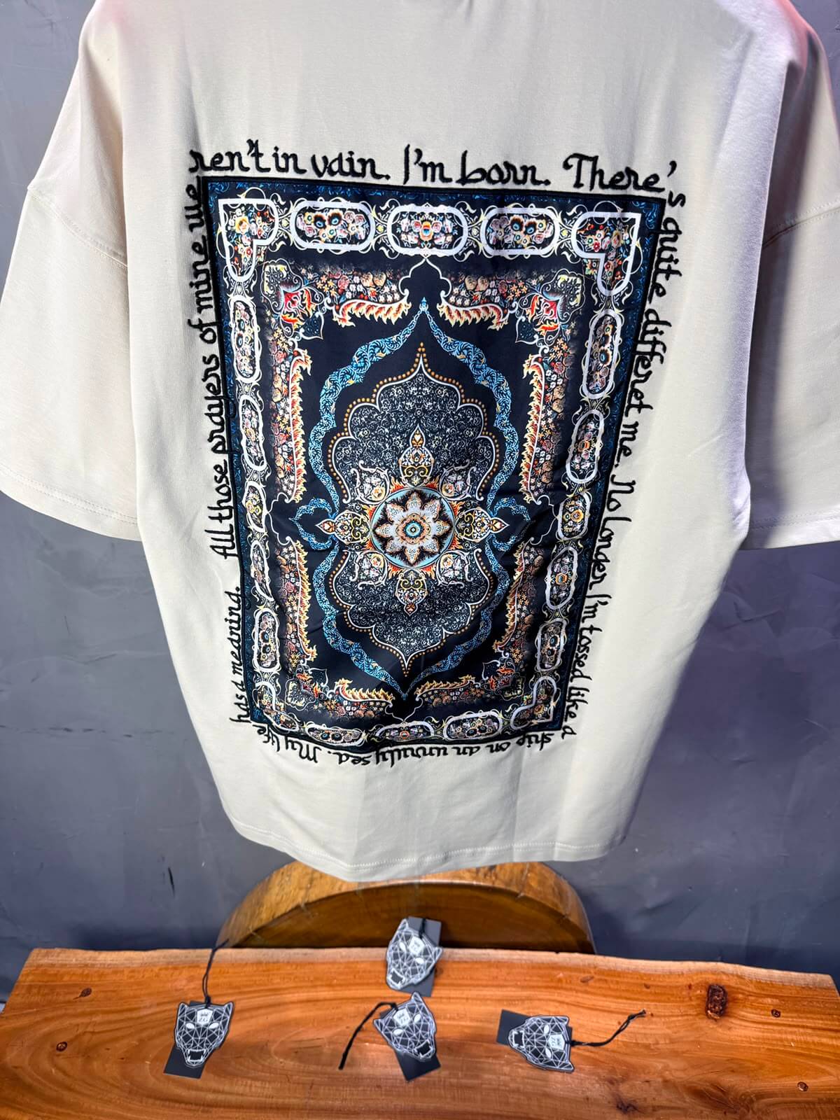 T-Shirt All Those Prayers — Beige 4208