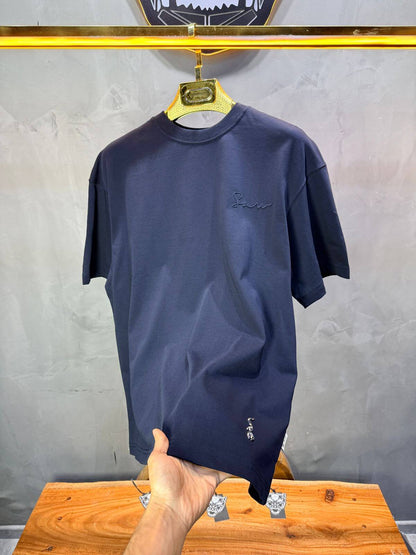T-Shirt Oversize Meem — Navy Blue 5082