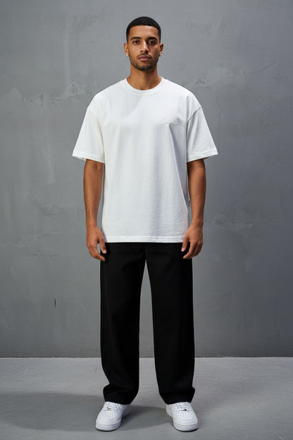 T-Shirt Oversize Meem — Blanc 5082