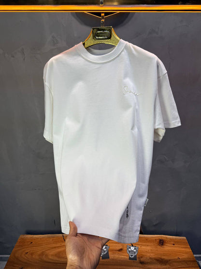 T-Shirt Oversize Meem — Blanc 5082