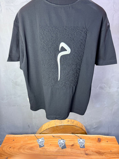 T-Shirt Oversize Meem — Noir 5082