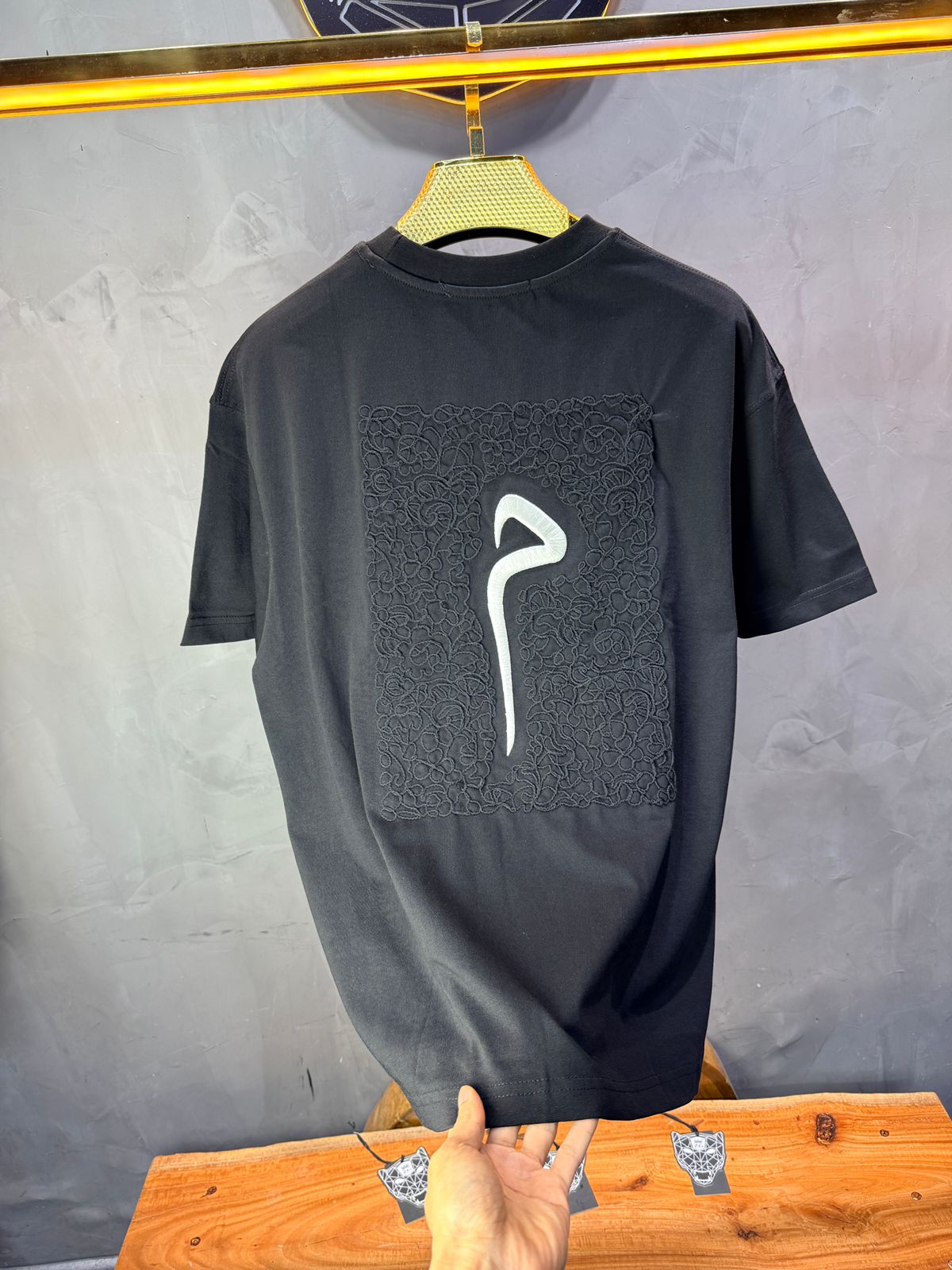 T-Shirt Oversize Meem — Noir 5082