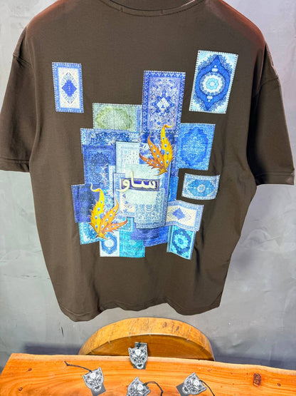 T-Shirt Saw Oversize Brown 5081