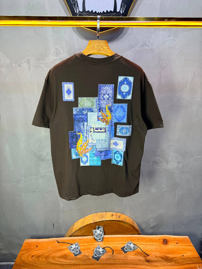 T-Shirt Saw Oversize Brown 5081