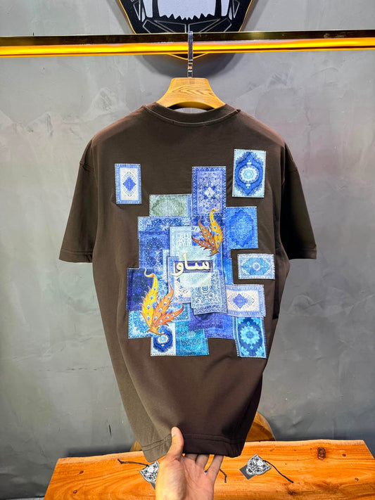 T-Shirt Saw Oversize Brown 5081