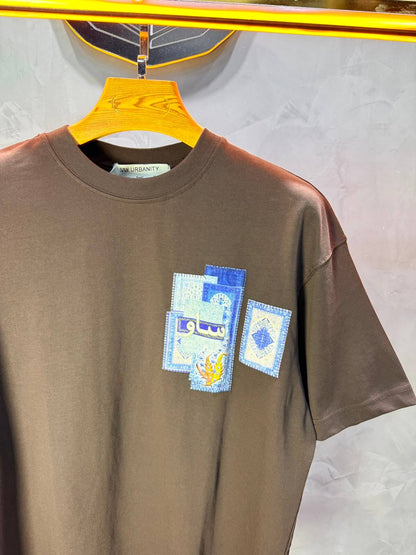 T-Shirt Saw Oversize Brown 5081