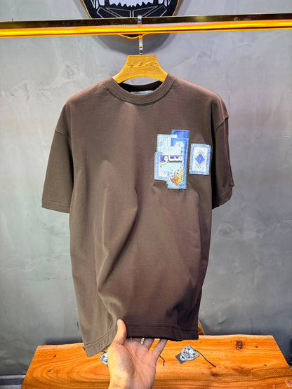 T-Shirt Saw Oversize Brown 5081