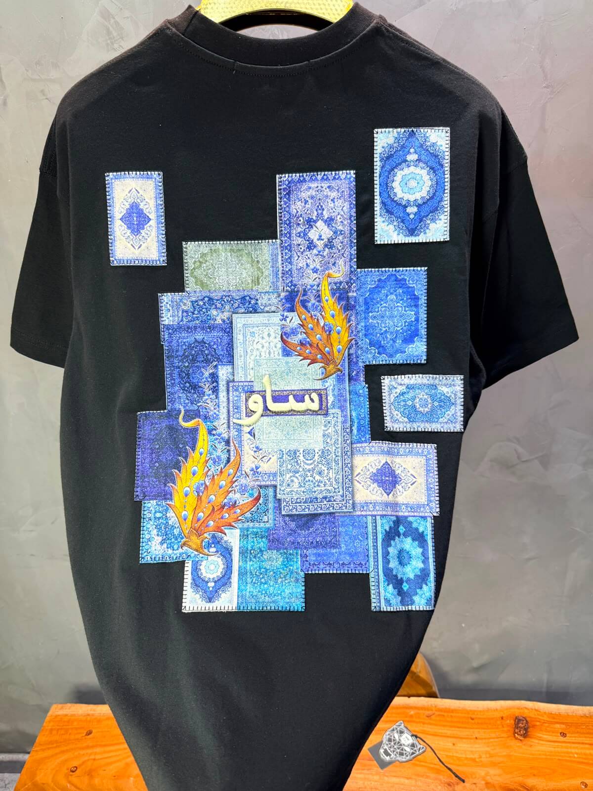 T-Shirt Saw Oversize Noir 5081