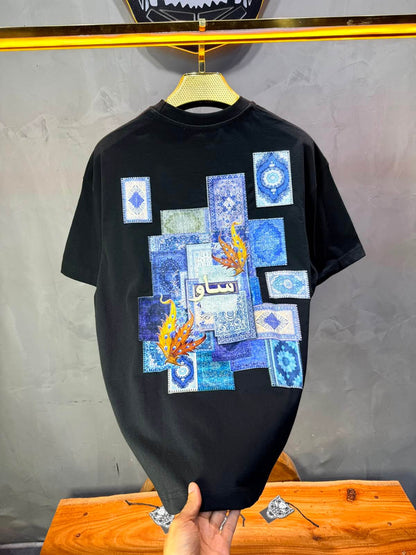 T-Shirt Saw Oversize Noir 5081