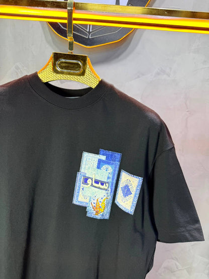T-Shirt Saw Oversize Noir 5081