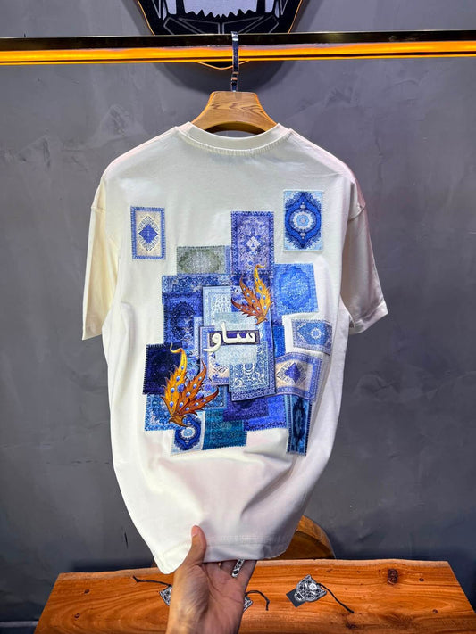 T-Shirt Saw Oversize — Beige 5081