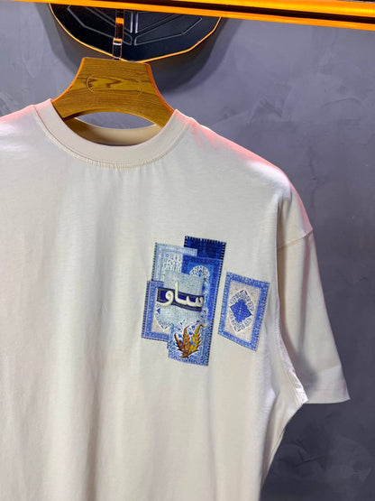 T-Shirt Saw Oversize — Beige 5081