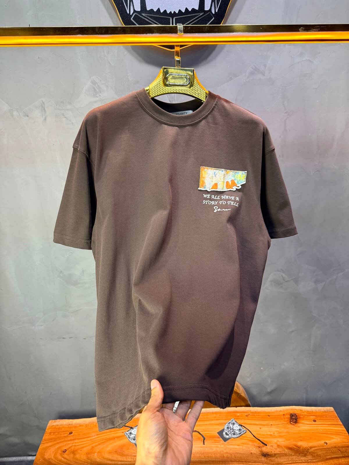 T-Shirt  Oversize — Brown 5122