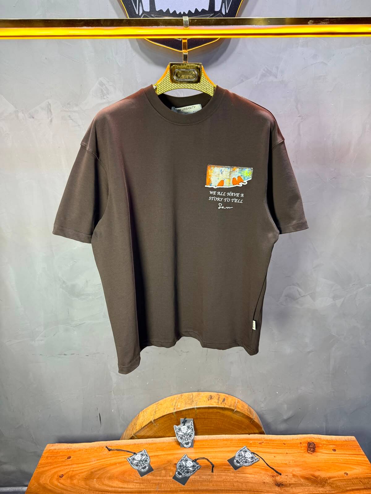 T-Shirt  Oversize — Brown 5122
