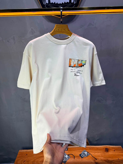 T-Shirt  Oversize — Beige 5122