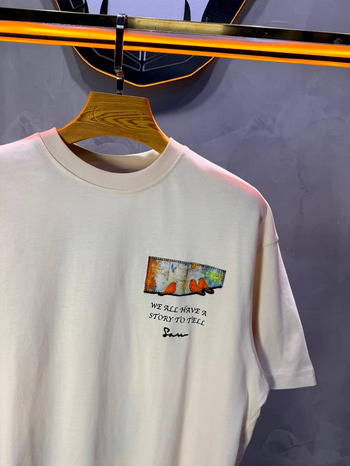 T-Shirt  Oversize — Beige 5122