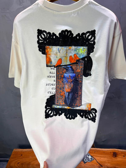 T-Shirt  Oversize — Beige 5122