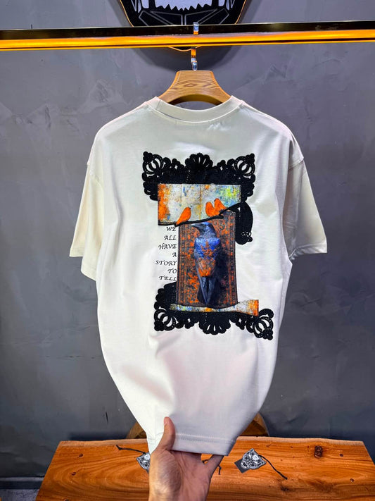T-Shirt  Oversize — Beige 5122