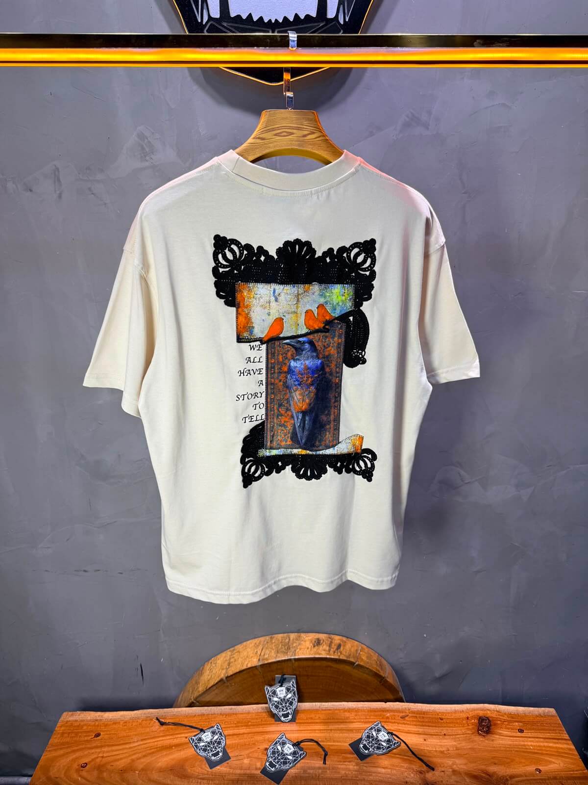 T-Shirt  Oversize — Beige 5122