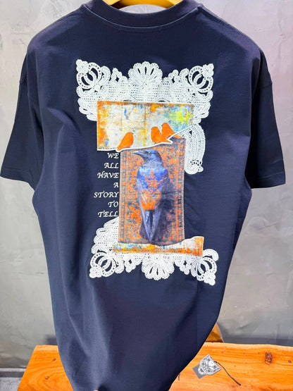 T-Shirt  Oversize — Bleu Marine 5122