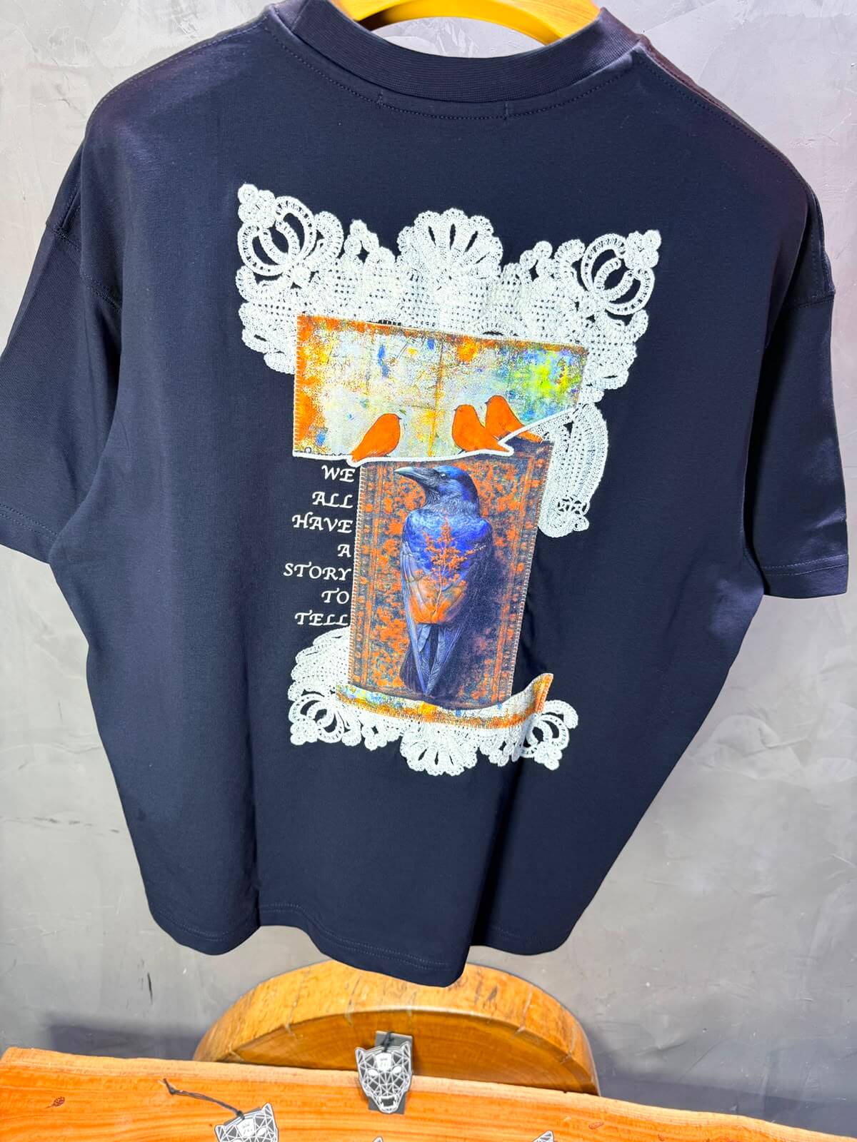 T-Shirt  Oversize — Bleu Marine 5122