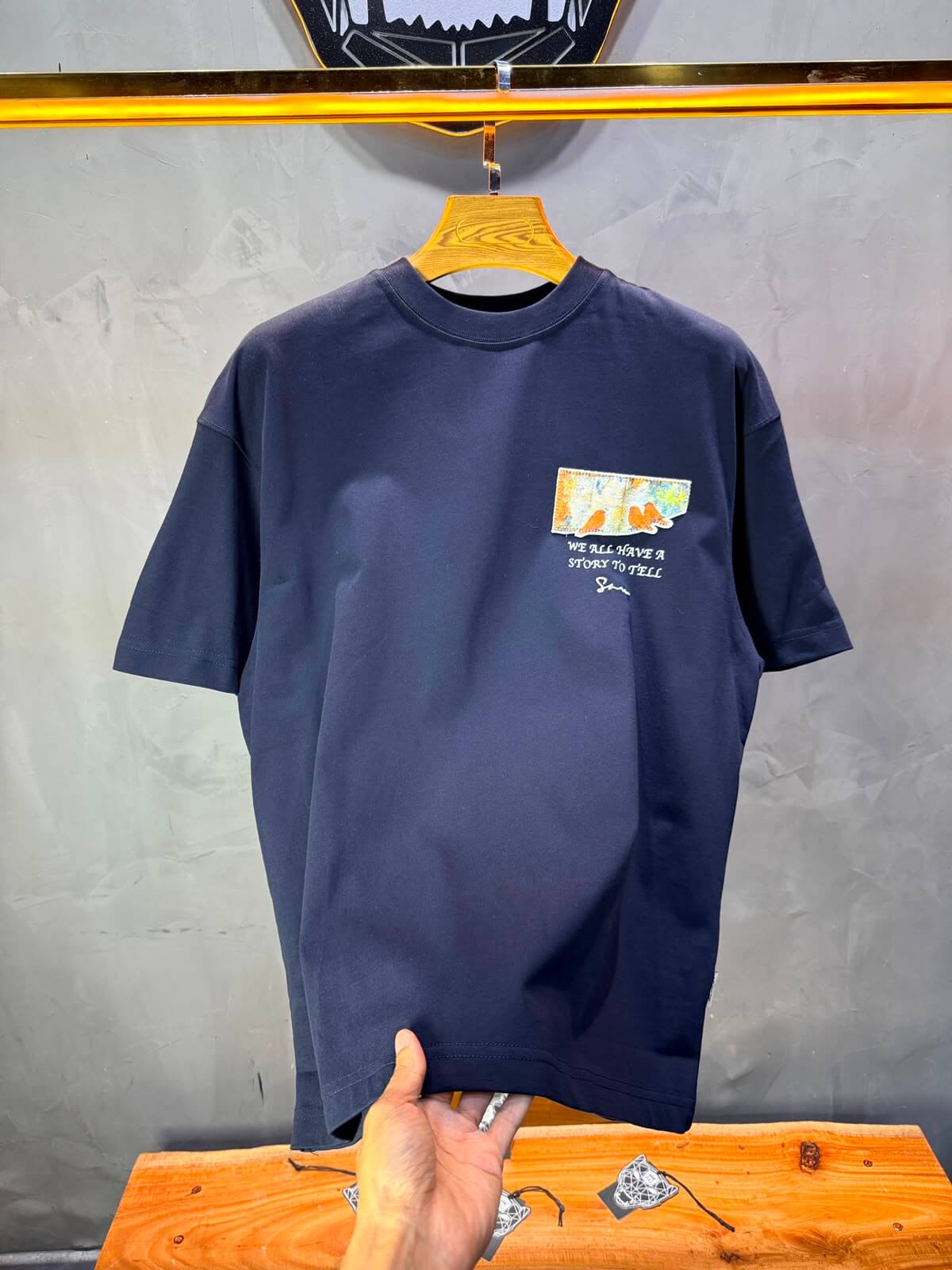 T-Shirt  Oversize — Bleu Marine 5122