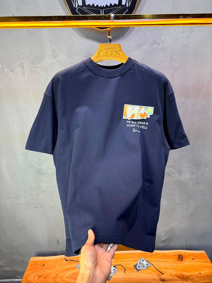 T-Shirt  Oversize — Bleu Marine 5122