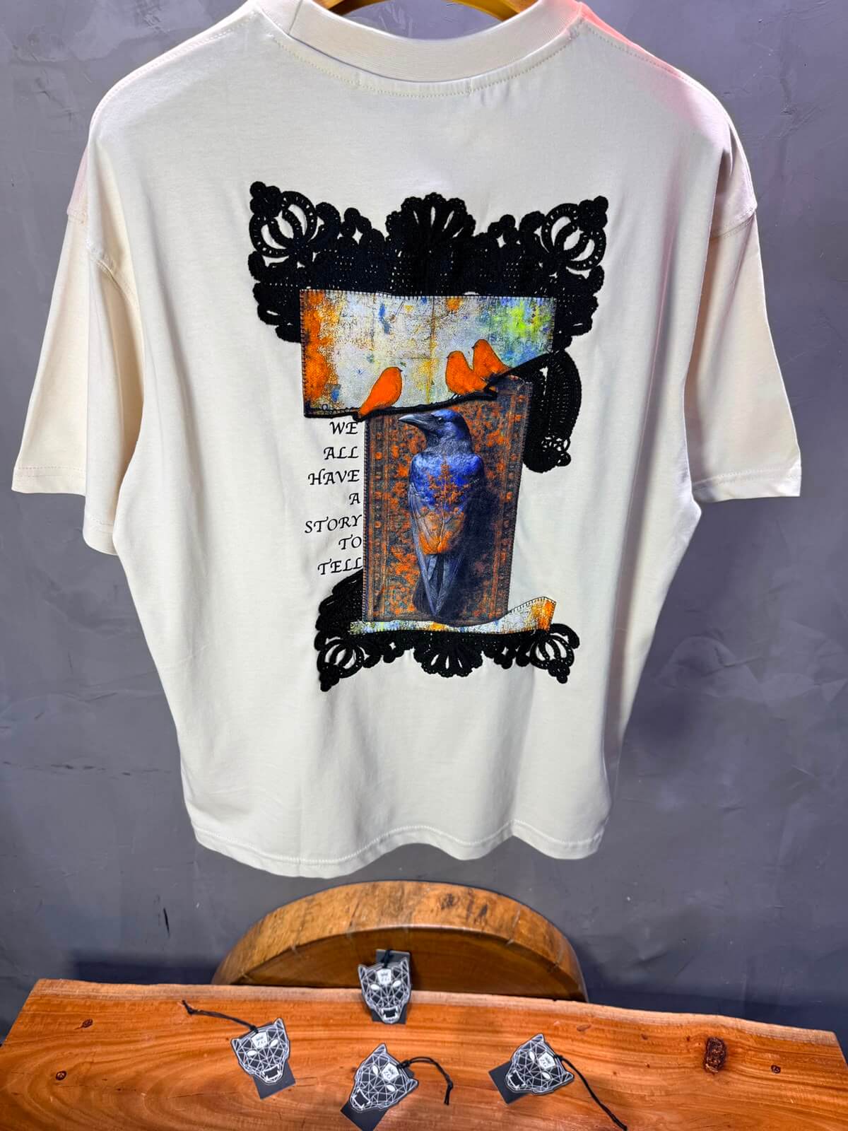 T-Shirt  Oversize — Beige 5122