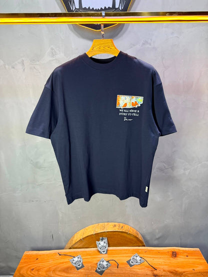 T-Shirt  Oversize — Bleu Marine 5122