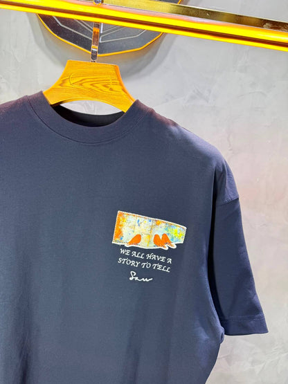 T-Shirt  Oversize — Bleu Marine 5122