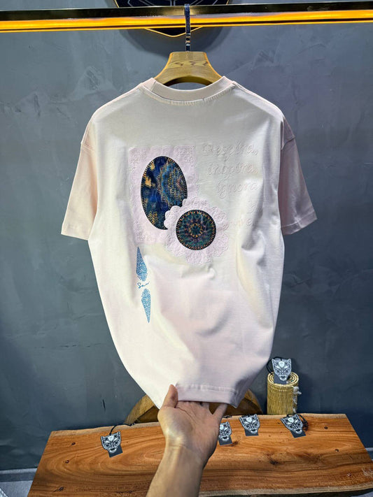 T-Shirt Oversize Receive — Rose 5098