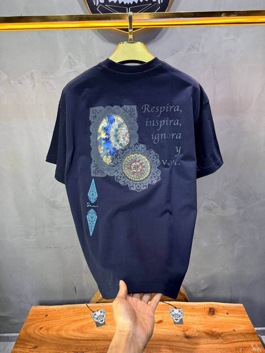 T-Shirt Oversize Receive — Navy Blue 5098
