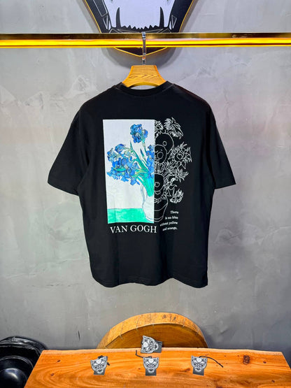 T-Shirt Van Gogh Irises — Noir 5141