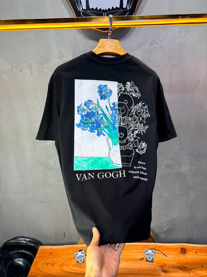 T-Shirt Van Gogh Irises — Noir 5141