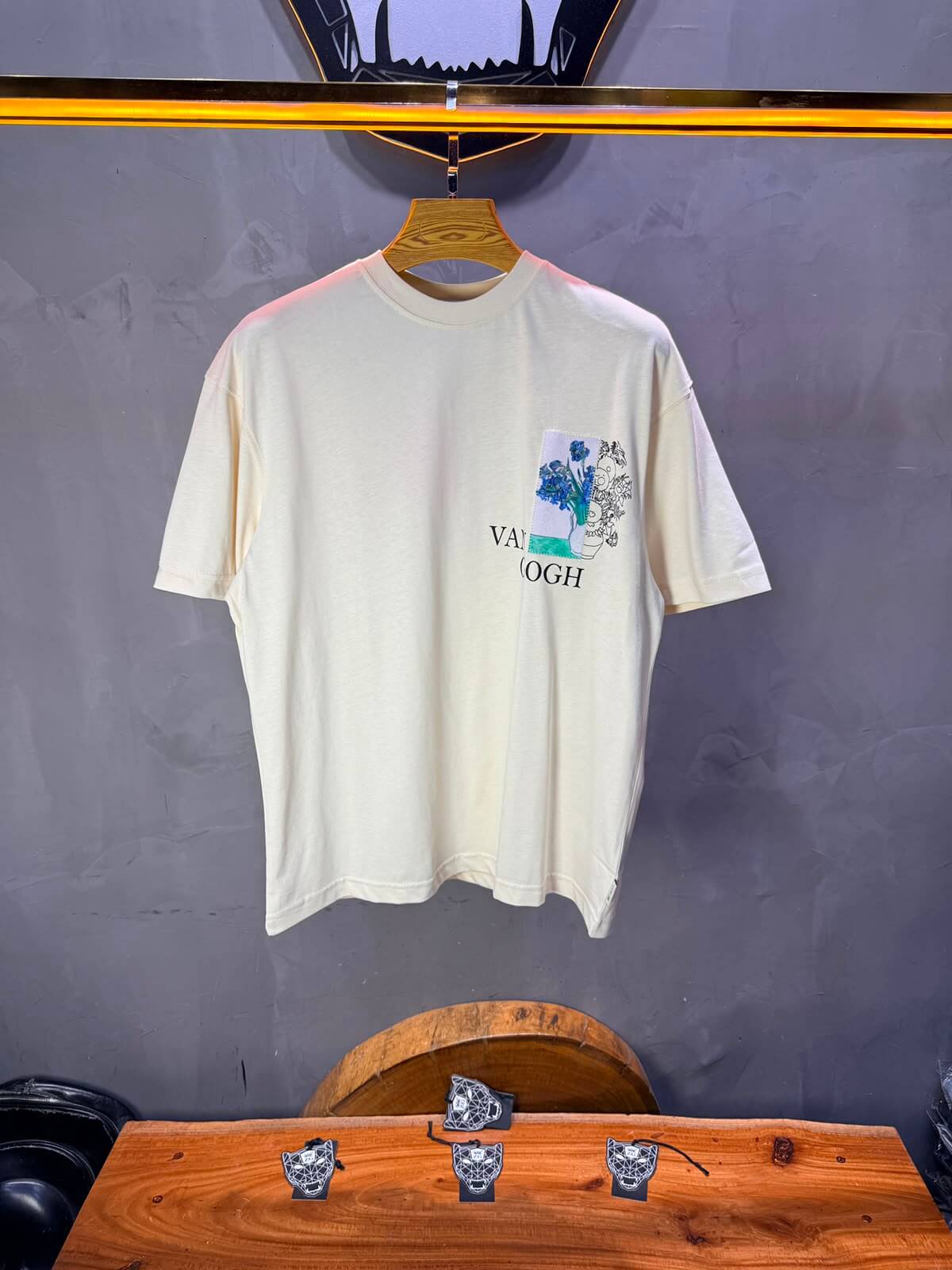 T-Shirt Van Gogh Irises — Beige 5141