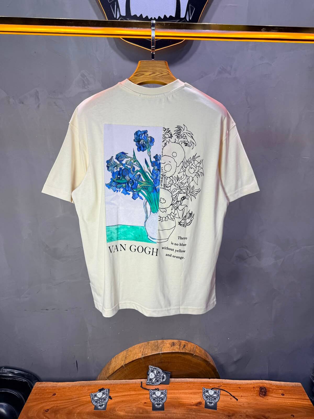 T-Shirt Van Gogh Irises — Beige 5141