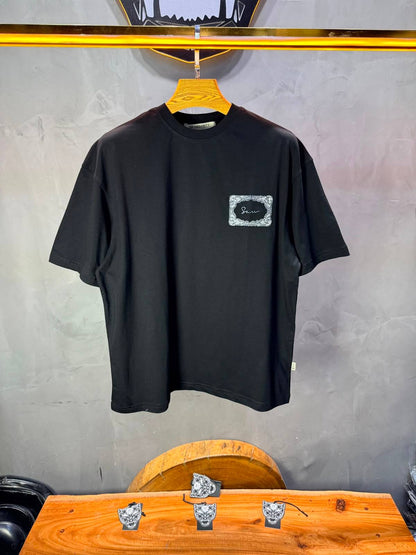 T-Shirt SAW Tiger Floral — Noir 5163