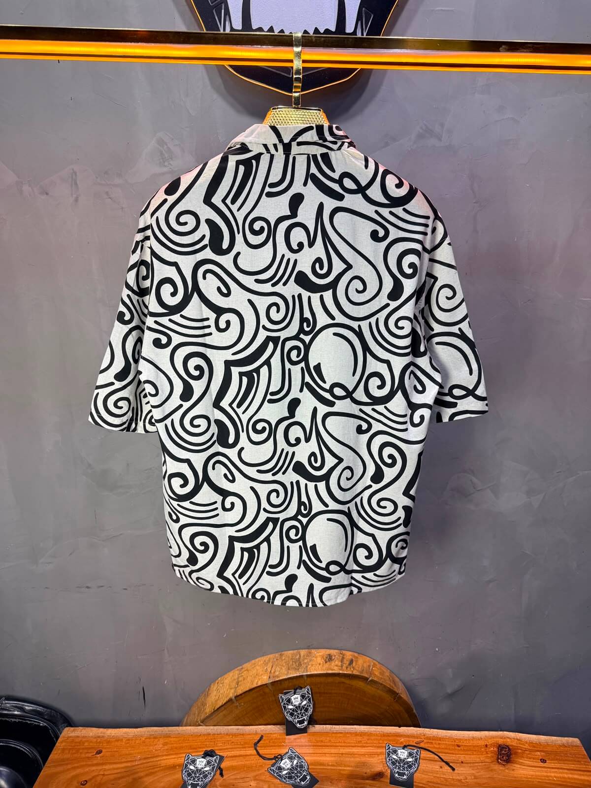 Chemise Calligraphie Graffiti — Blanc 183