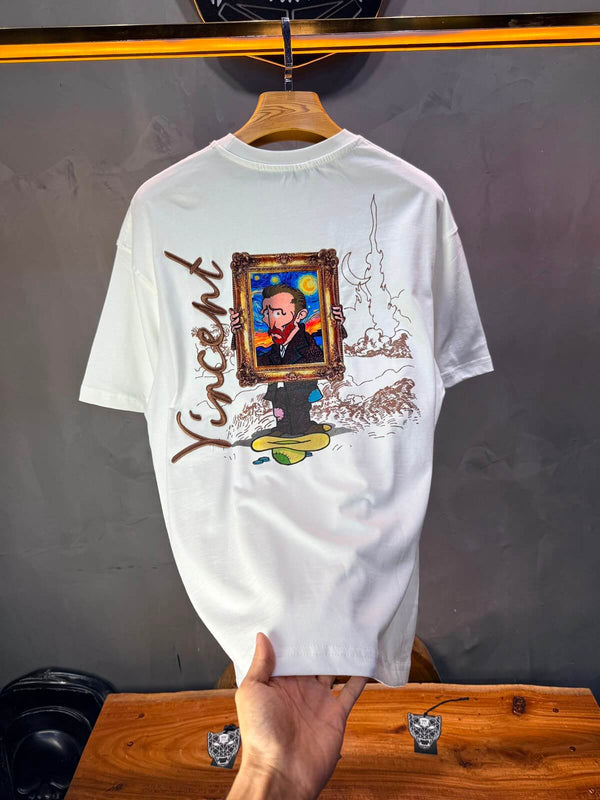 T-Shirt SAW Vincent — Blanc 5175